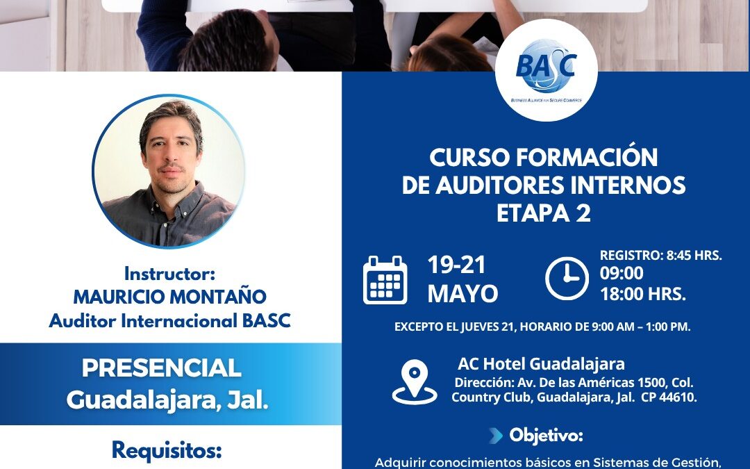 CURSO FORMACIÓN DE AUDITORES INTERNOS ETAPA 2