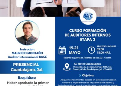 CURSO FORMACIÓN DE AUDITORES INTERNOS ETAPA 2